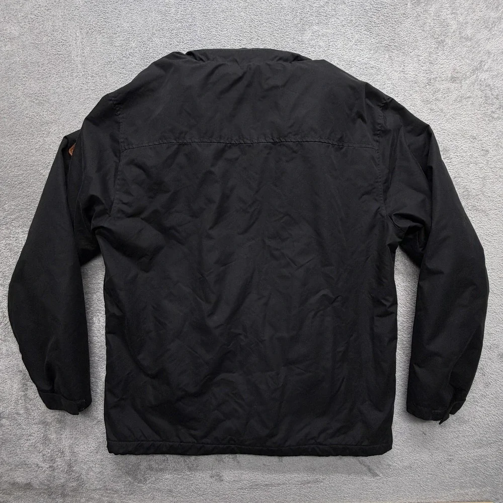 Rugged Elements Jacket Mens Medium‎ Black Insulated Parka Full Zip Pockets